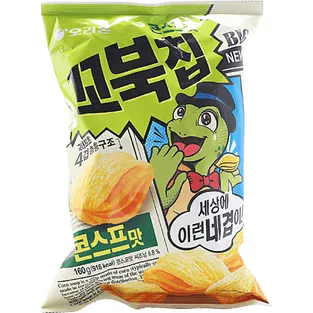 Orion Turtle Chip Sweet Corn Soup Taste