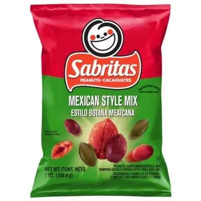 Sabritas Botana Mexicana Mexican Style Peanut Mix 7 oz
