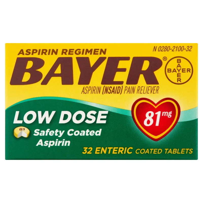 Bayer Low Dose Aspirin Box view 1