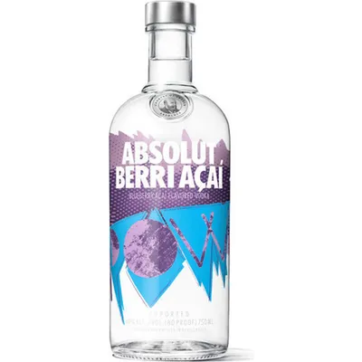 Absolut Country of Sweden Berri Acai Vodka 750mL