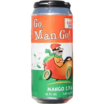 San Fernando Brewing Co. Go Man Go Mango IPA 4-pack 16 oz cans