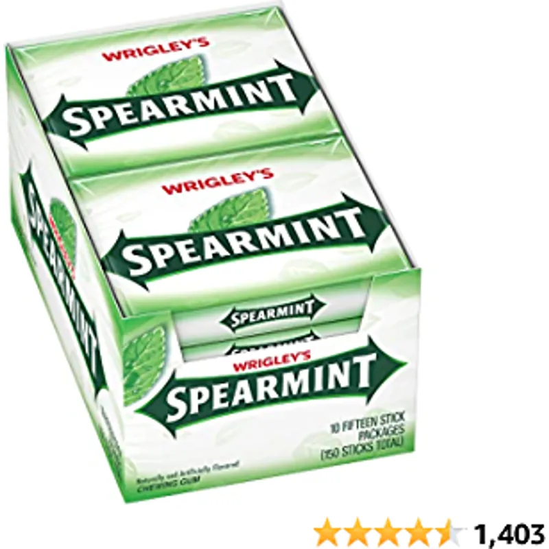 Wrigley's Chewing Gum Spearmint view 1