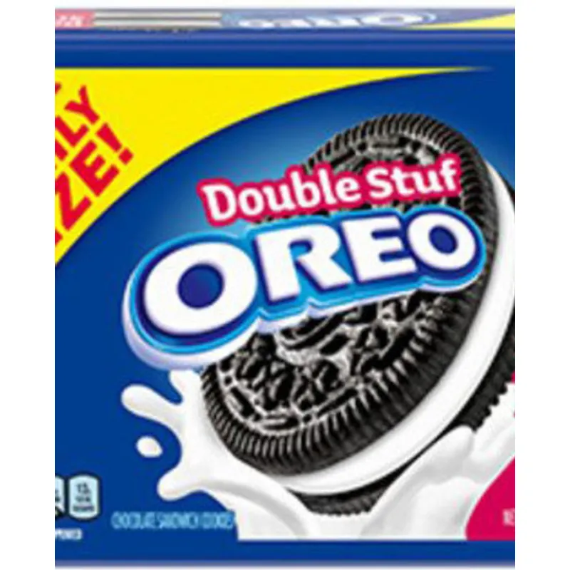 Oreo Double Stuf Family Size Chocolate Sandwich Cookies view 1