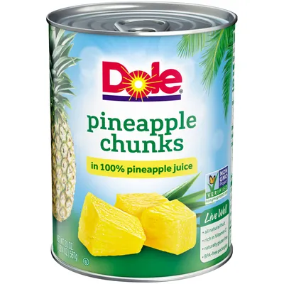 Dole Pineapple Chunks 20 oz Can