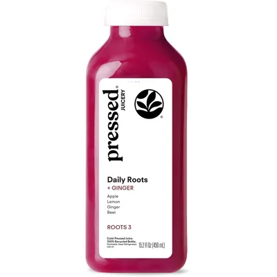 Pressed Juicery Daily Roots & Ginger 15.2 fl oz Bottle