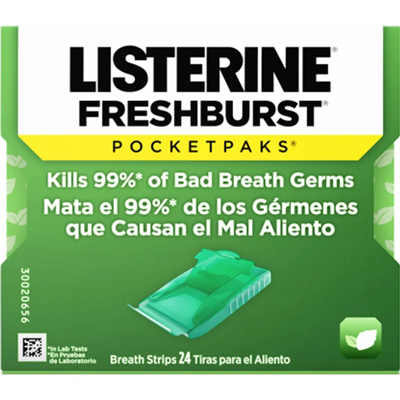 Listerine Fresh Burst Pocket Breath Strips view 1