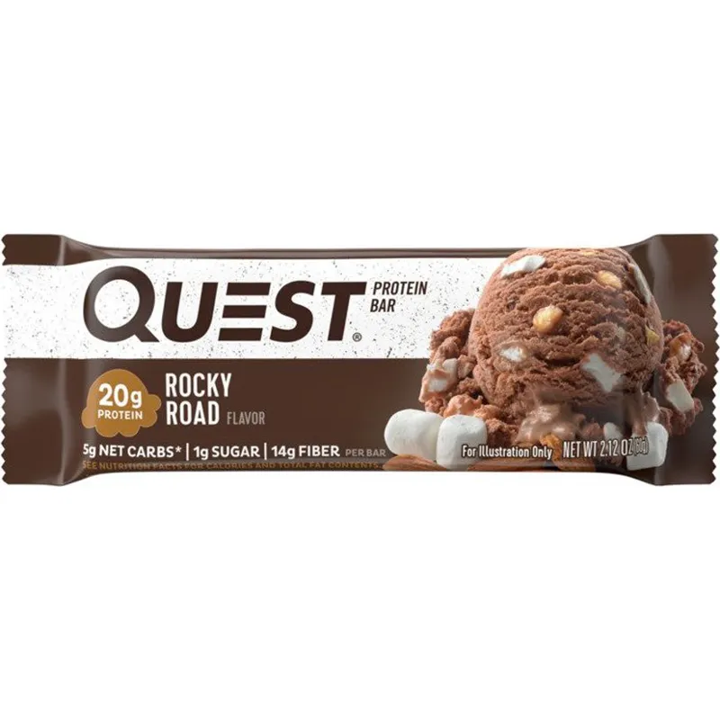 Quest Protein Bar Rocky Road view 1