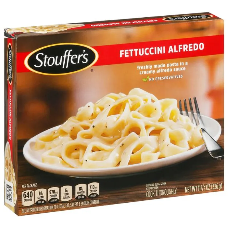 Stouffer's Fettuccine Alfredo Box view 1