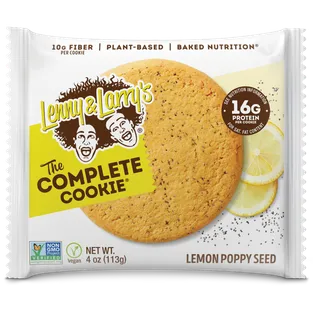 Lenny & Larry's The Complete Cookie Lemon Poppy Seed Protein Cookie