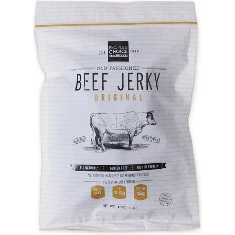 Peoples Choice Beef Jerkey Original view 1