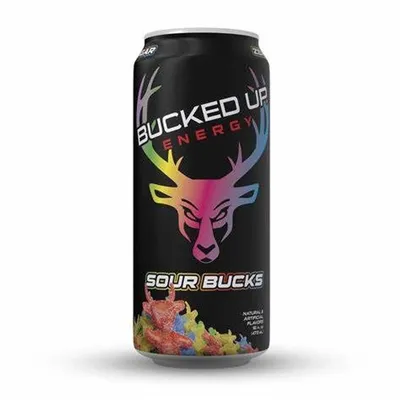 Bucked Up Energy Drink Sour Bucks 16 oz Can
