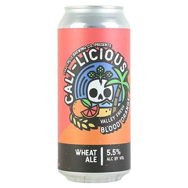 Full Circle Cali-Licious Blood Orange Wheat Ale view 1