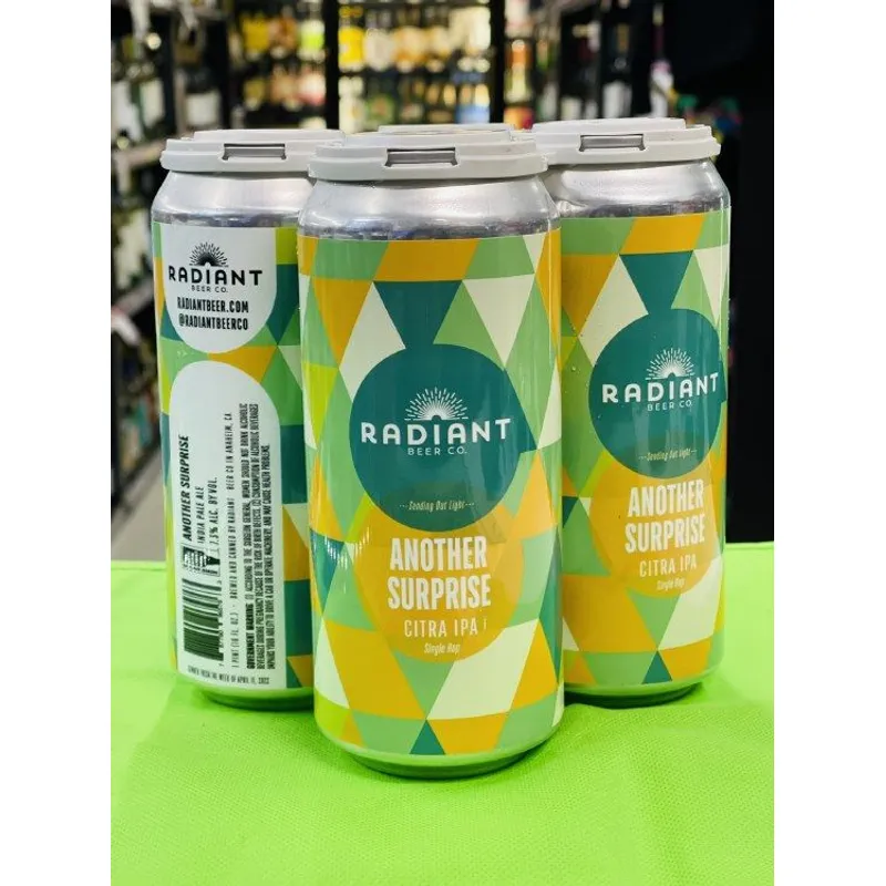 Radiant Beer Co. Time To Dream West Coast IPA view 1