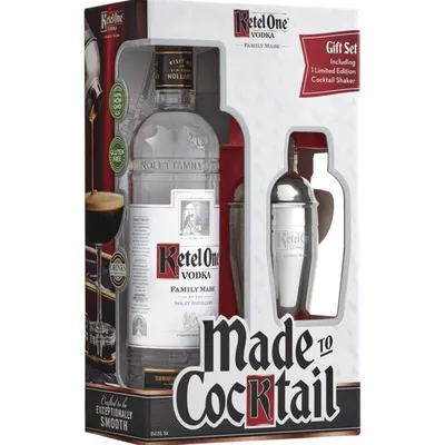 Ketel One Vodka 750 mL Gift Set with Cocktail Shaker