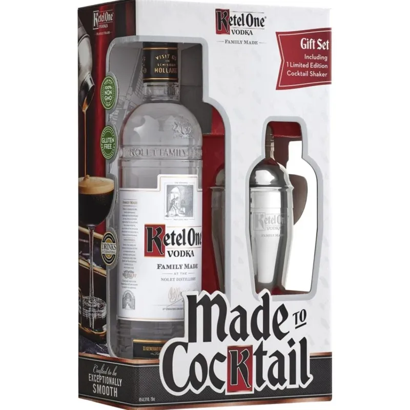 Ketel One Vodka Gift Set with Cocktail Shaker view 1