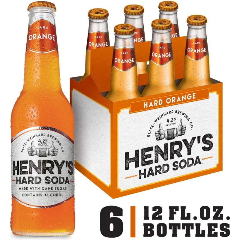 Henry's Hard Soda Orange view 1