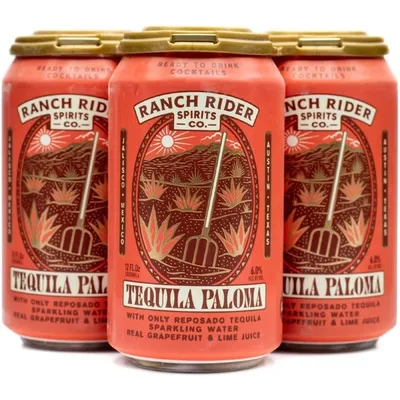 Ranch Rider Spirits Co. Tequila Paloma 4-pack 12 oz cans