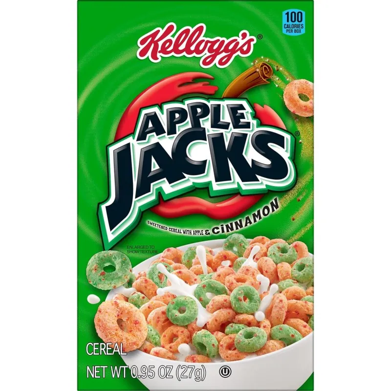 Kellogg's Apple Jacks Cereal Box view 1