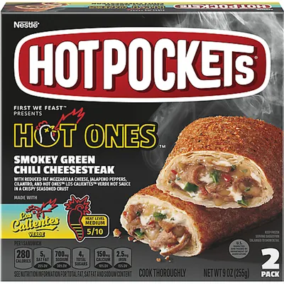 Hot Pockets Steak & Cheddar 2 Pack 9 oz Boxs