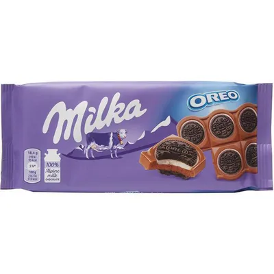 Milka Oreo Chocolate Bar 100g