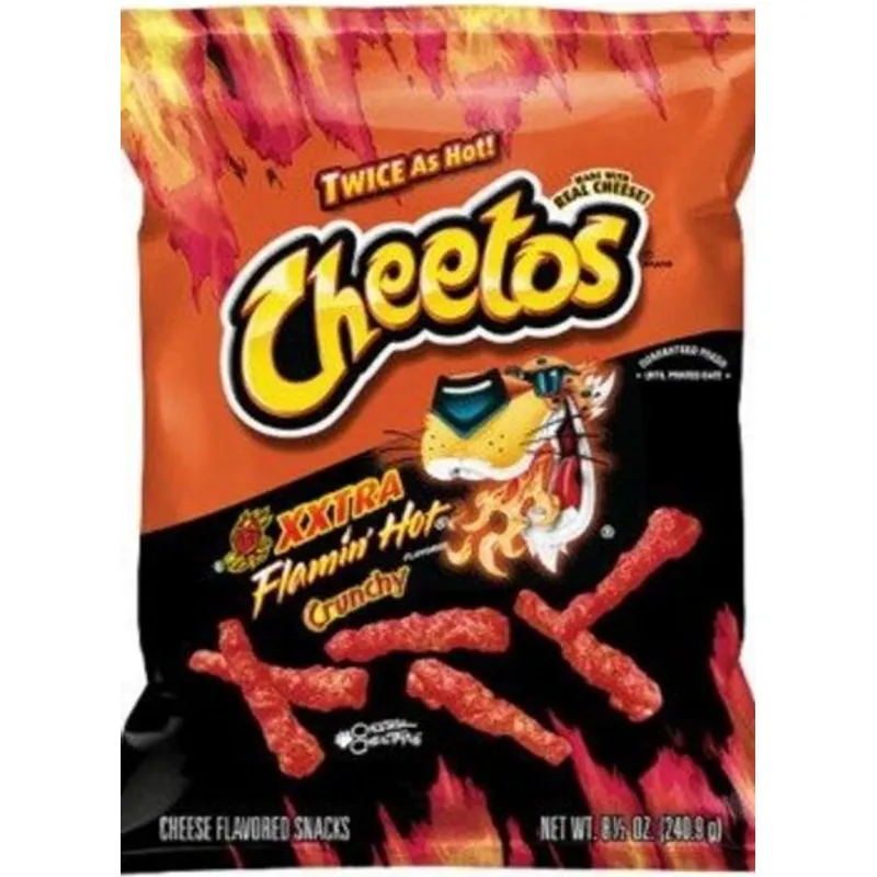 Cheetos Crunchy Cheese Snacks Xtra Flamin' Hot view 1