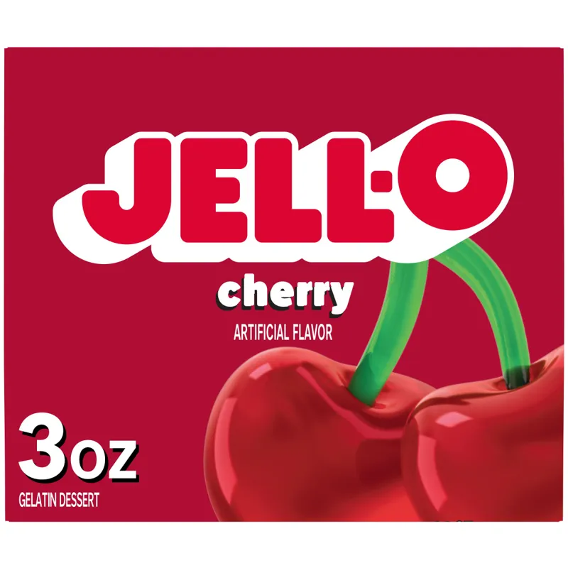 JELL-O Cherry Gelatin Dessert Mix view 1
