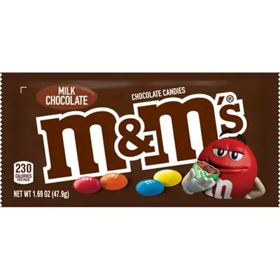 M&M's Milk Chocolate Candies 1.69oz Bag