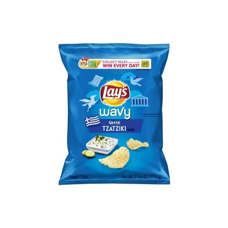 Lay's Wavy Tzatziki Potato Chips view 1