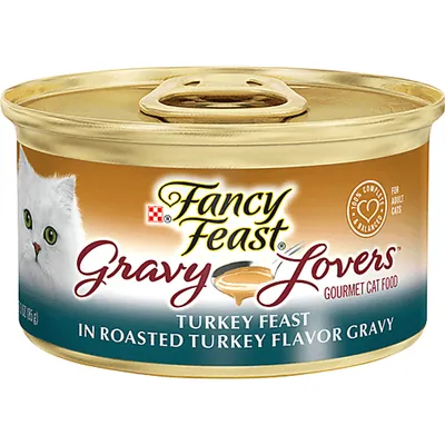 Purina Fancy Feast Gravy Lovers Roasted Turkey Feast 3 oz Can