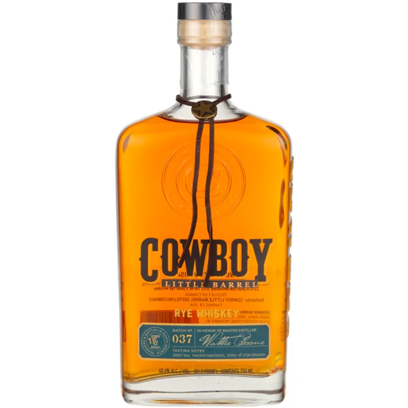 Cowboy Little Barrel Rye Whiskey view 1