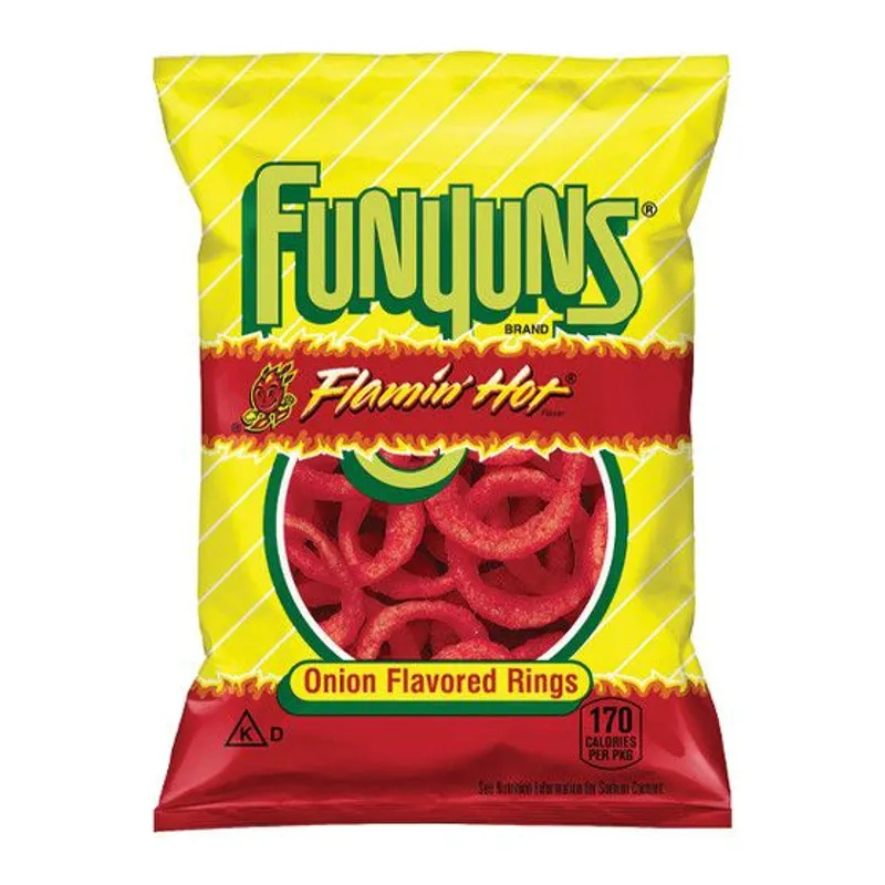 Funyuns Flamin' Hot Onion Flavored Rings view 1