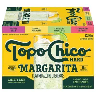 Topo Chico Margarita Hard Seltzer Variety Pack 12-pack 12 oz cans