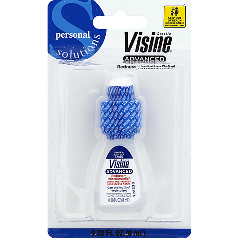 Visine Advanced Red Eye Relief Eye Drops view 1