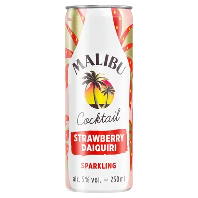 Malibu Strawberry Daiquiri 12 oz Can