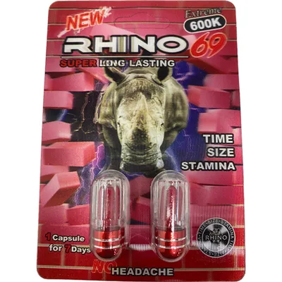 Rhino 69 Extreme 9000 Male Enhancement Capsules 1 Capsule 1capsule