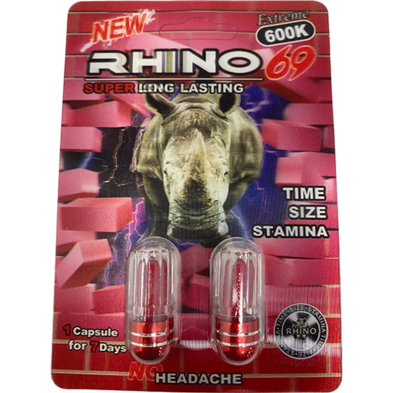 Rhino 69 Extreme 9000 Male Enhancement Capsules view 1
