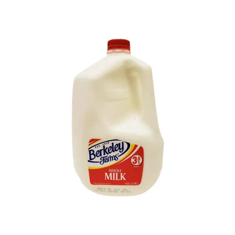 Berkeley Farms Whole Milk Vitamin D view 1