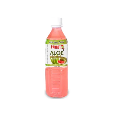 Parrot Aloe Vera Drink Watermelon 16.9 oz Bottle