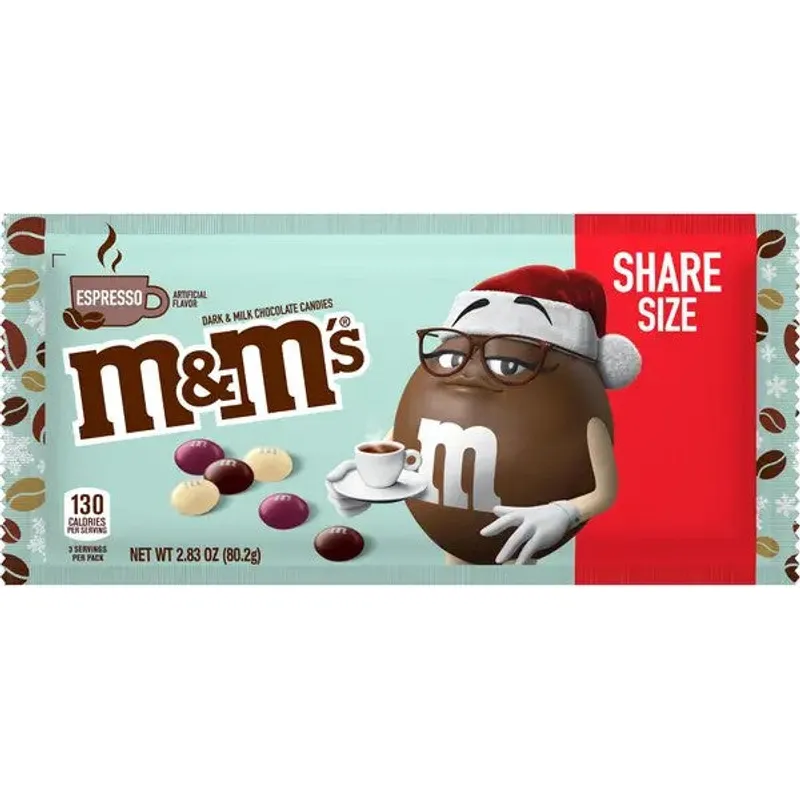 M&M's Chocolate Candies Crunchy Espresso view 1