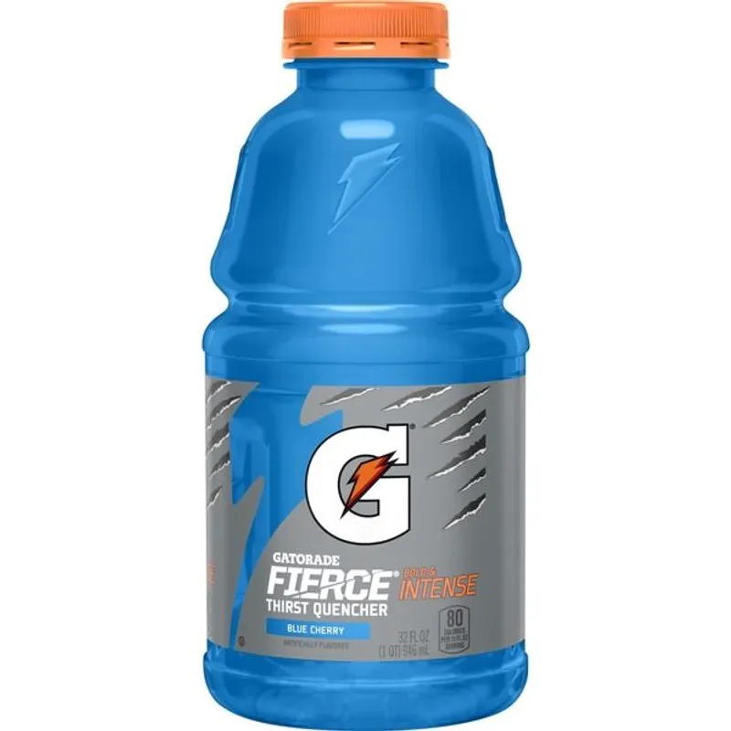 Gatorade Fierce Thirst Quencher Blue Cherry Sports Drink view 1