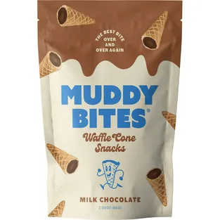Muddy Bites Waffle Cone Snacks Milk Chocolate