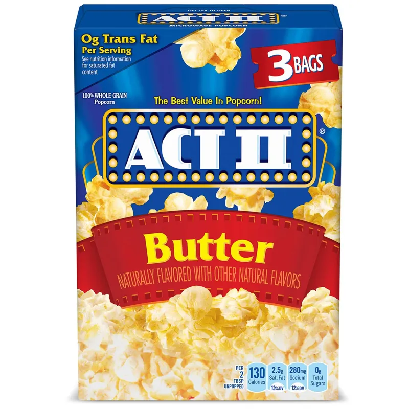 ACT II Butter Microwave Popcorn view 1