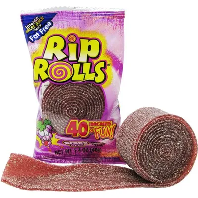 Rips Rip Rolls Grape 40g