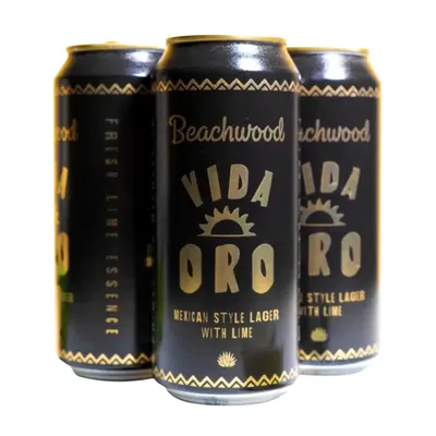 Beachwood Vida Oro Mexican-Style Lager 4-pack 16 oz cans