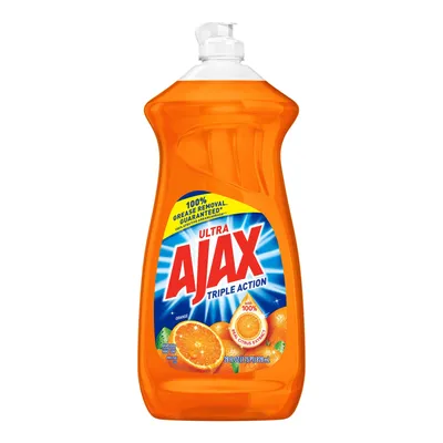 Ajax Ultra Triple Action Orange Dish Soap 28 oz Bottle