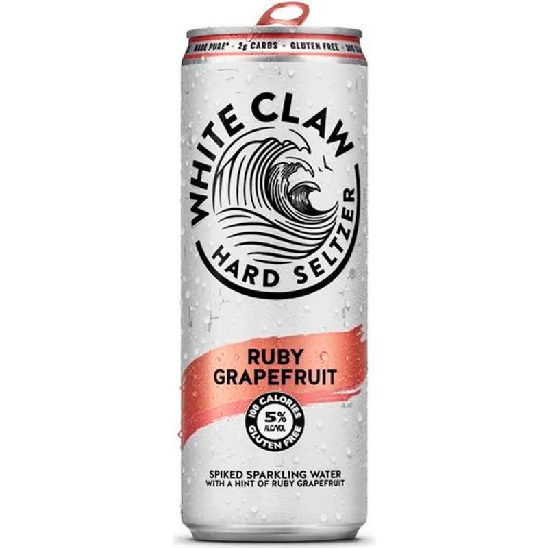 White Claw Hard Seltzer Ruby Grapefruit view 1