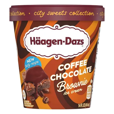 Haagen-Dazs Coffee Chocolate Brownie Ice Cream 14 oz