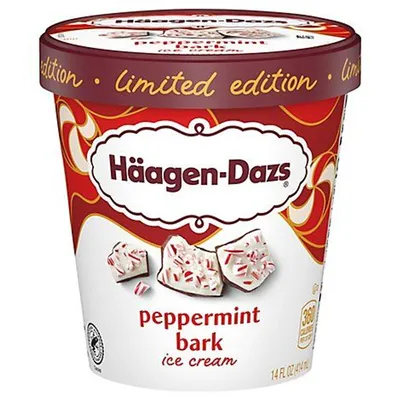 Haagen-Dazs Peppermint Bark Ice Cream 14 oz