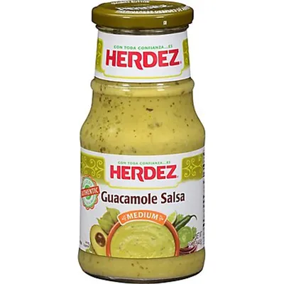 Herdez Guacamole Salsa Medium 15.7 oz Jar