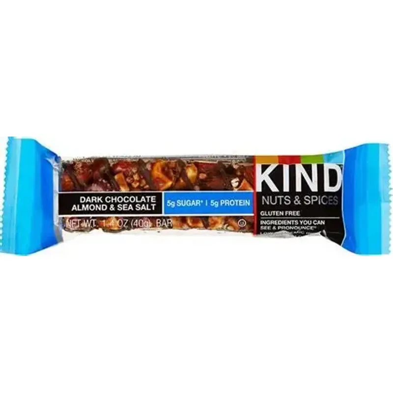 KIND Dark Chocolate Nuts & Sea Salt Bar view 1